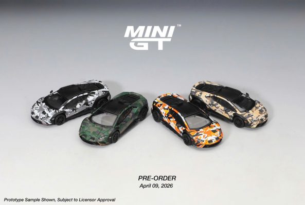 (Pre-Order Quý 4/2026) Mini GT MGTS0026 Lamborghini Huracán Sterrato All Terrarin “Set 4 Cars”